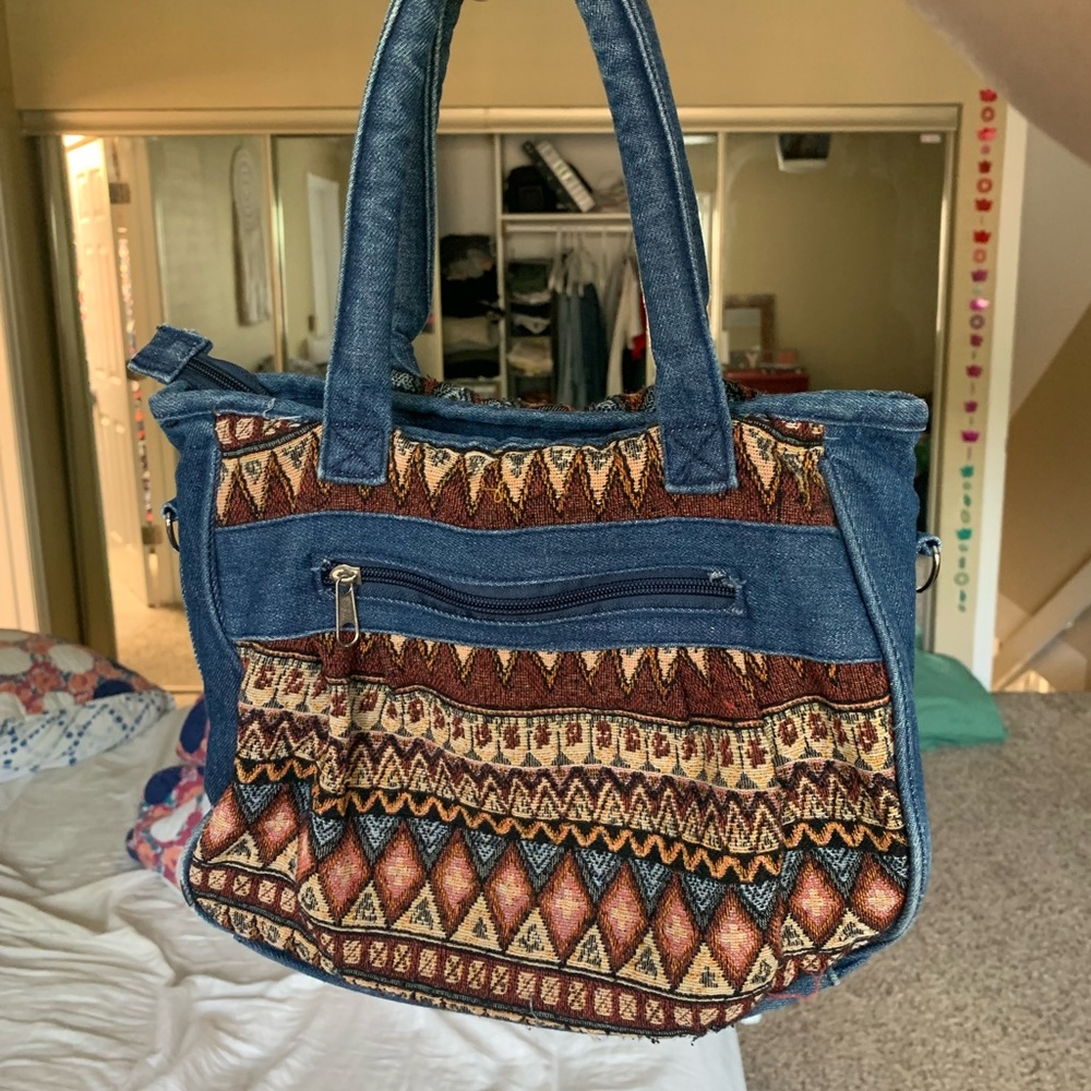Canyon Sky Denim Hand bag